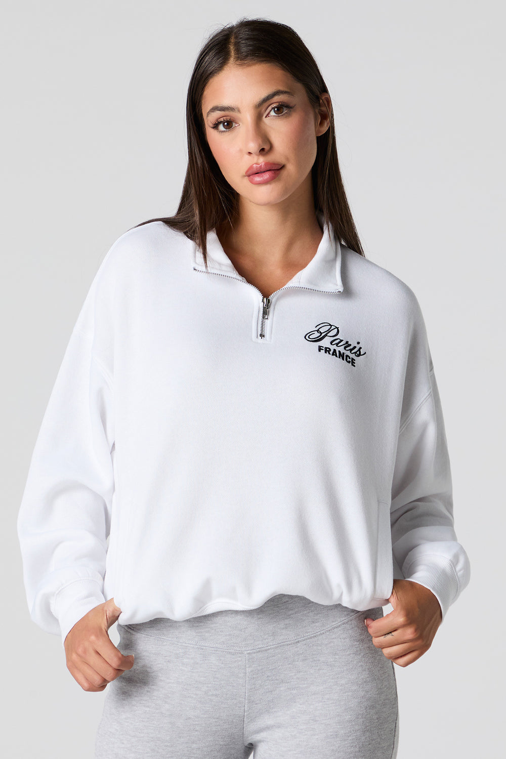 City Graphic Quarter Zip Sweatshirt City Graphic Quarter Zip Sweatshirt 11