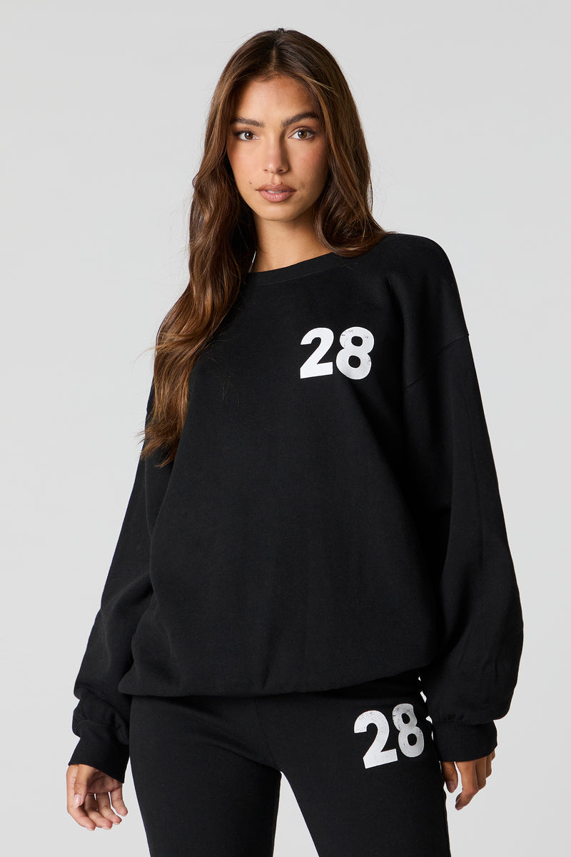 Graphic Fleece Sweatshirt