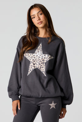 Graphic Fleece Sweatshirt