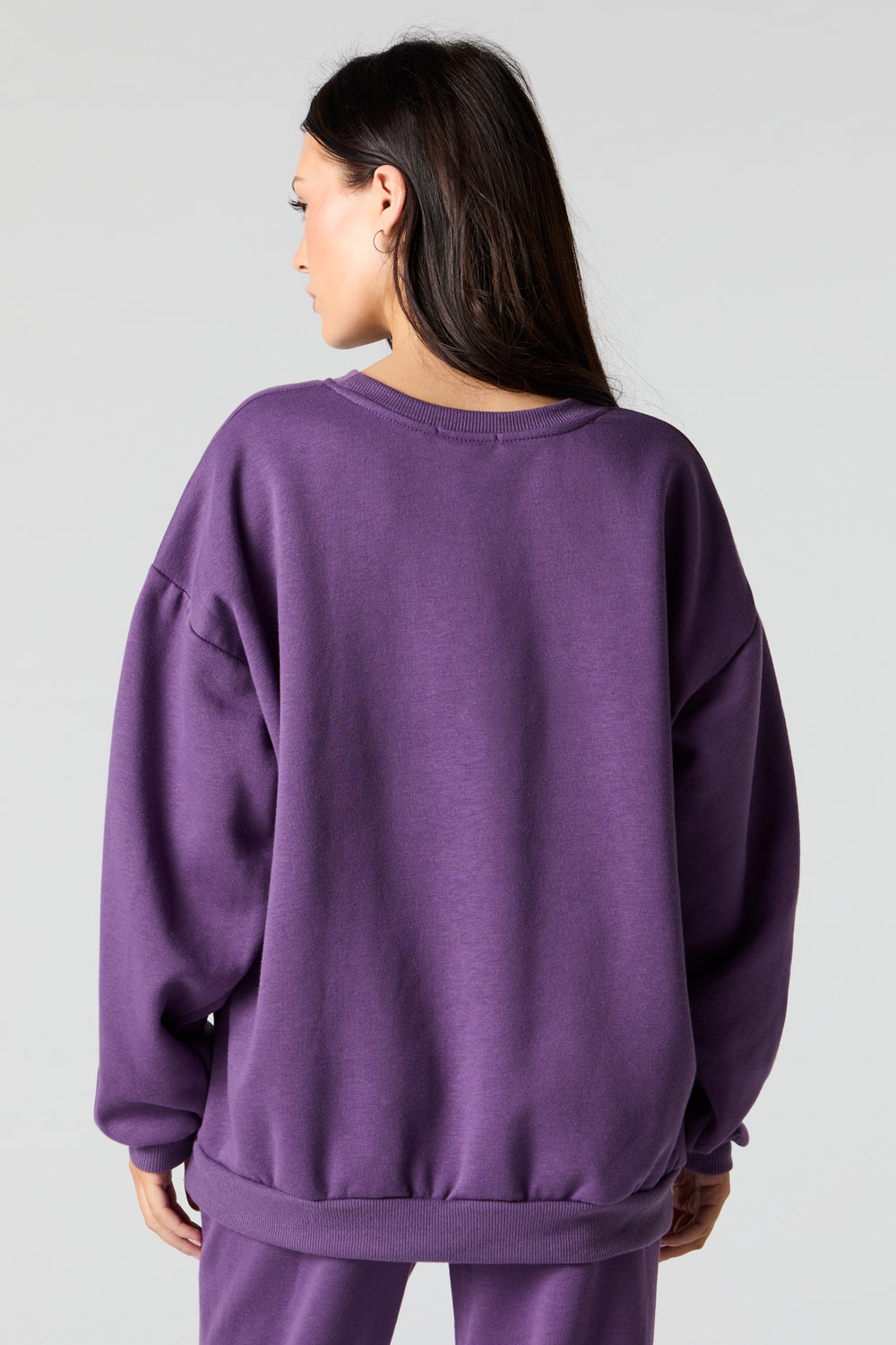 Oversized Destination Embroidered Fleece Sweatshirt Oversized Destination Embroidered Fleece Sweatshirt 20