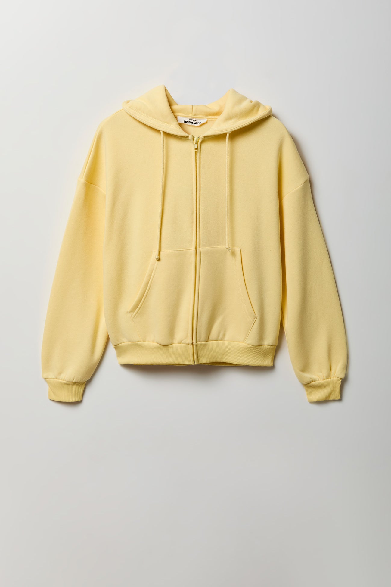 Fleece Boxy Zip Hoodie – Charlotte Russe