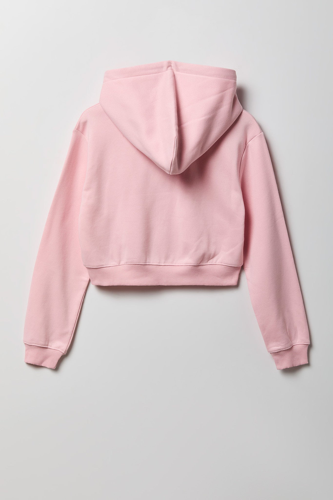 Fleece Cropped Zip Hoodie – Charlotte Russe