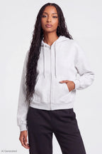 Fleece Boxy Zip Hoodie