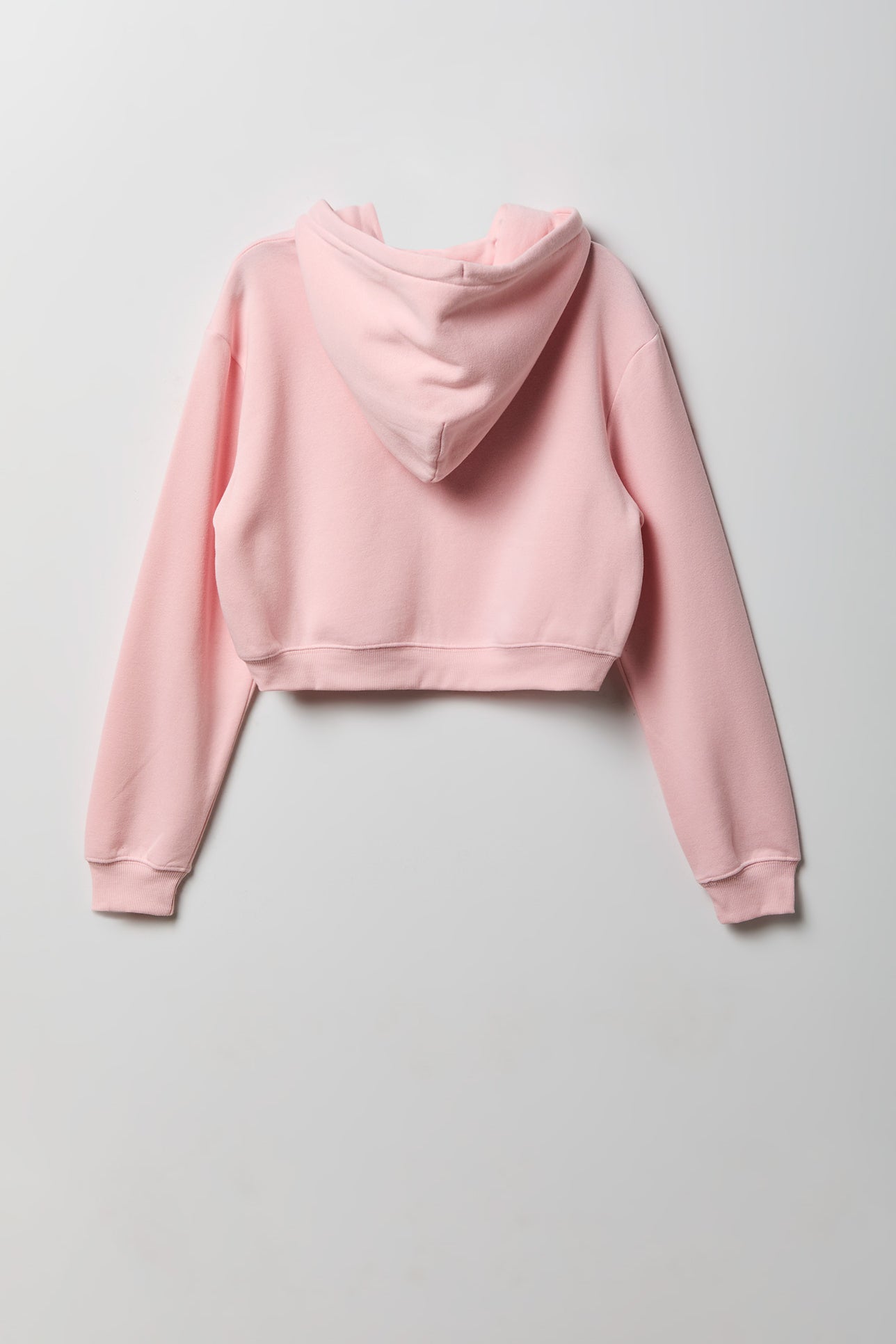 Fleece Cropped Zip Hoodie – Charlotte Russe