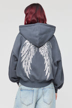 Luxe Fleece Favourite Graphic Zip Hoodie