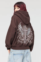 Luxe Fleece Favourite Graphic Zip Hoodie
