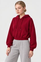 Fleece Boxy Zip Hoodie