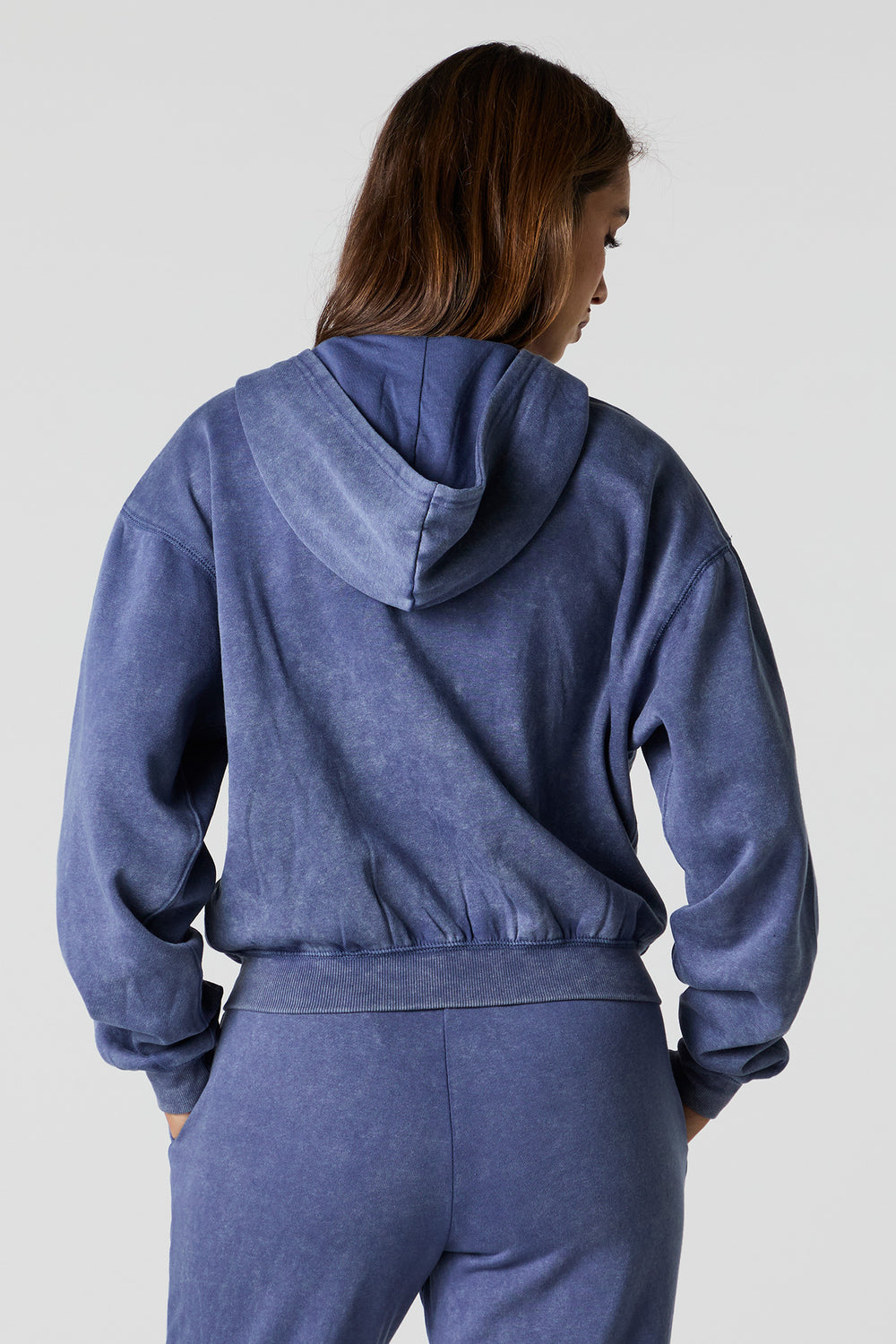 Washed Fleece Zip-Up Hoodie Washed Fleece Zip-Up Hoodie 11