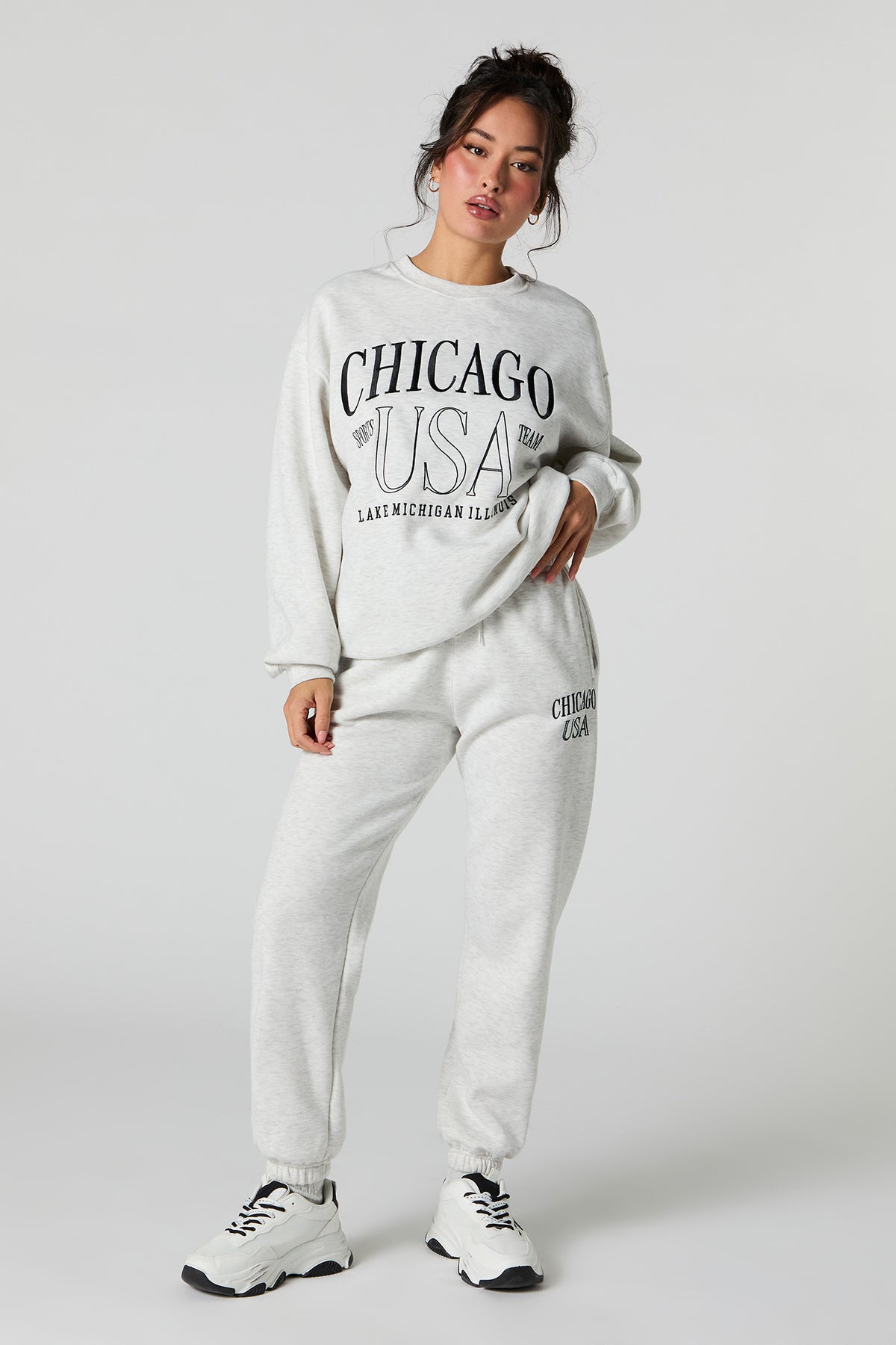 Destination Embroidered Fleece Jogger