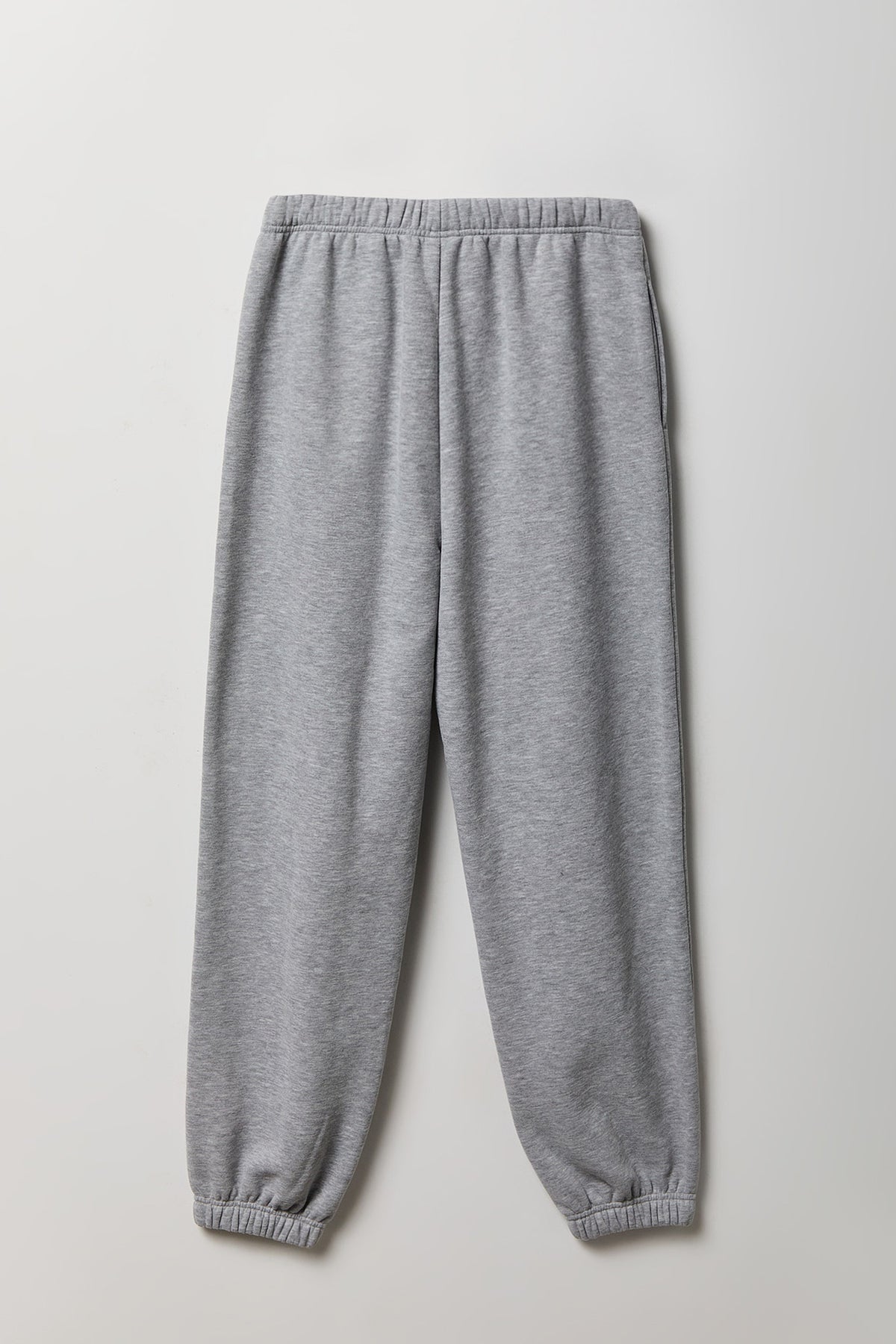 Alt View 5. Boyfriend Fleece Jogger - Heather Grey