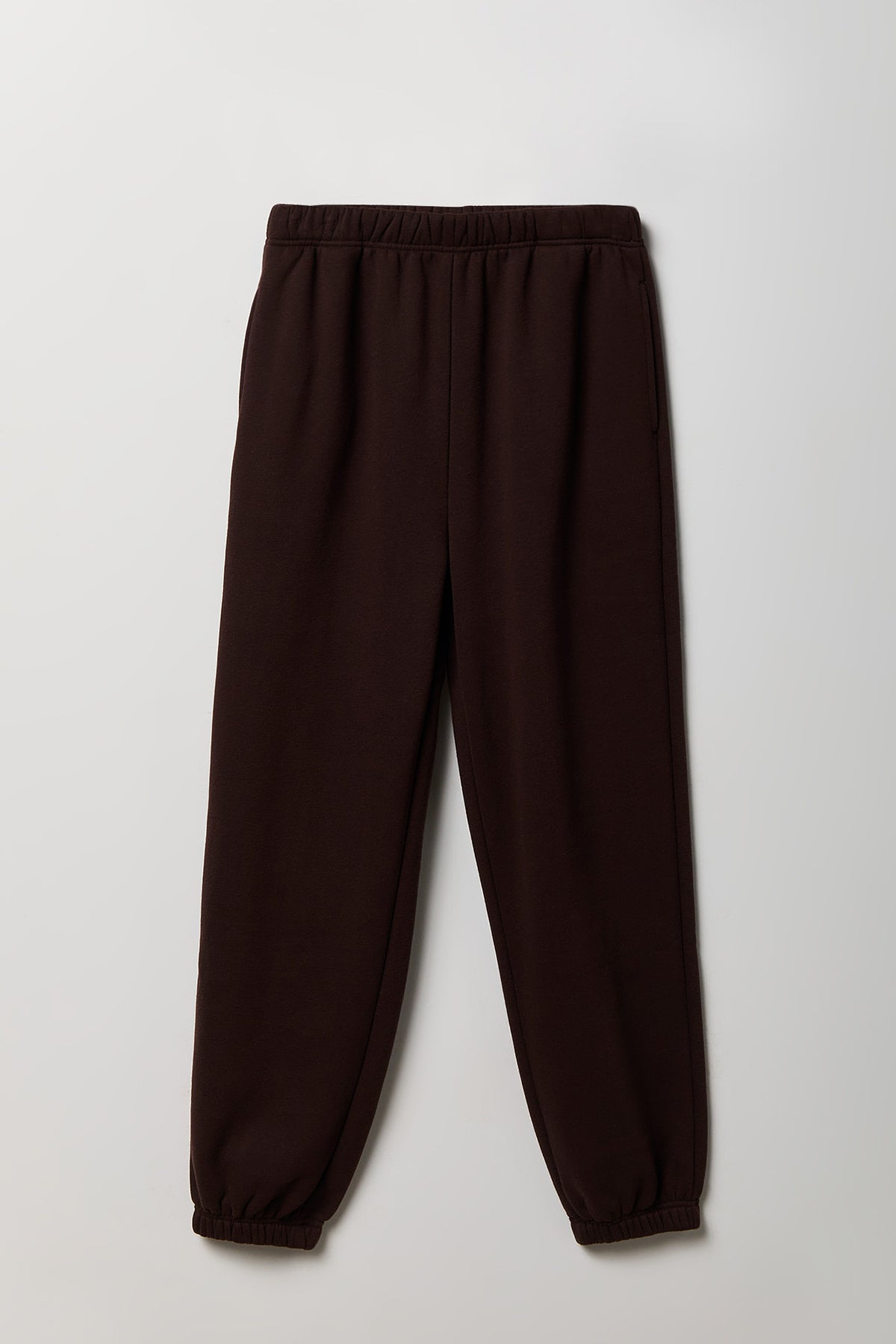 Alt View 4. Boyfriend Fleece Jogger - Brown