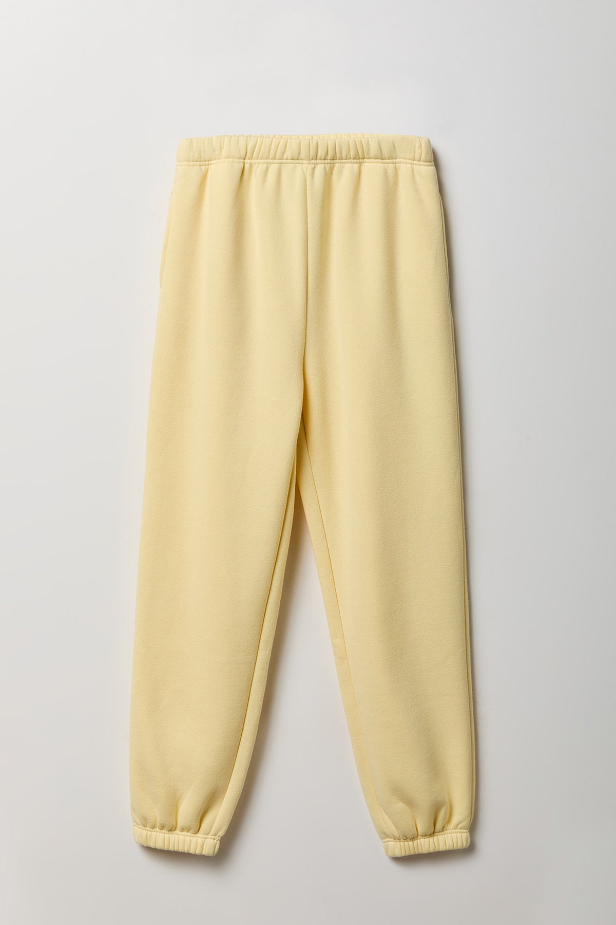Alt View 4. Boyfriend Fleece Jogger - Yellow