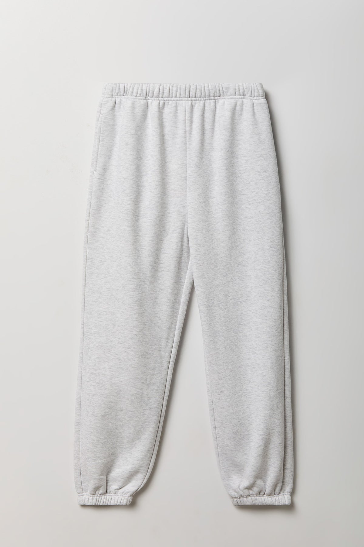 Alt View 4. Fleece Boyfriend Jogger - Light Grey