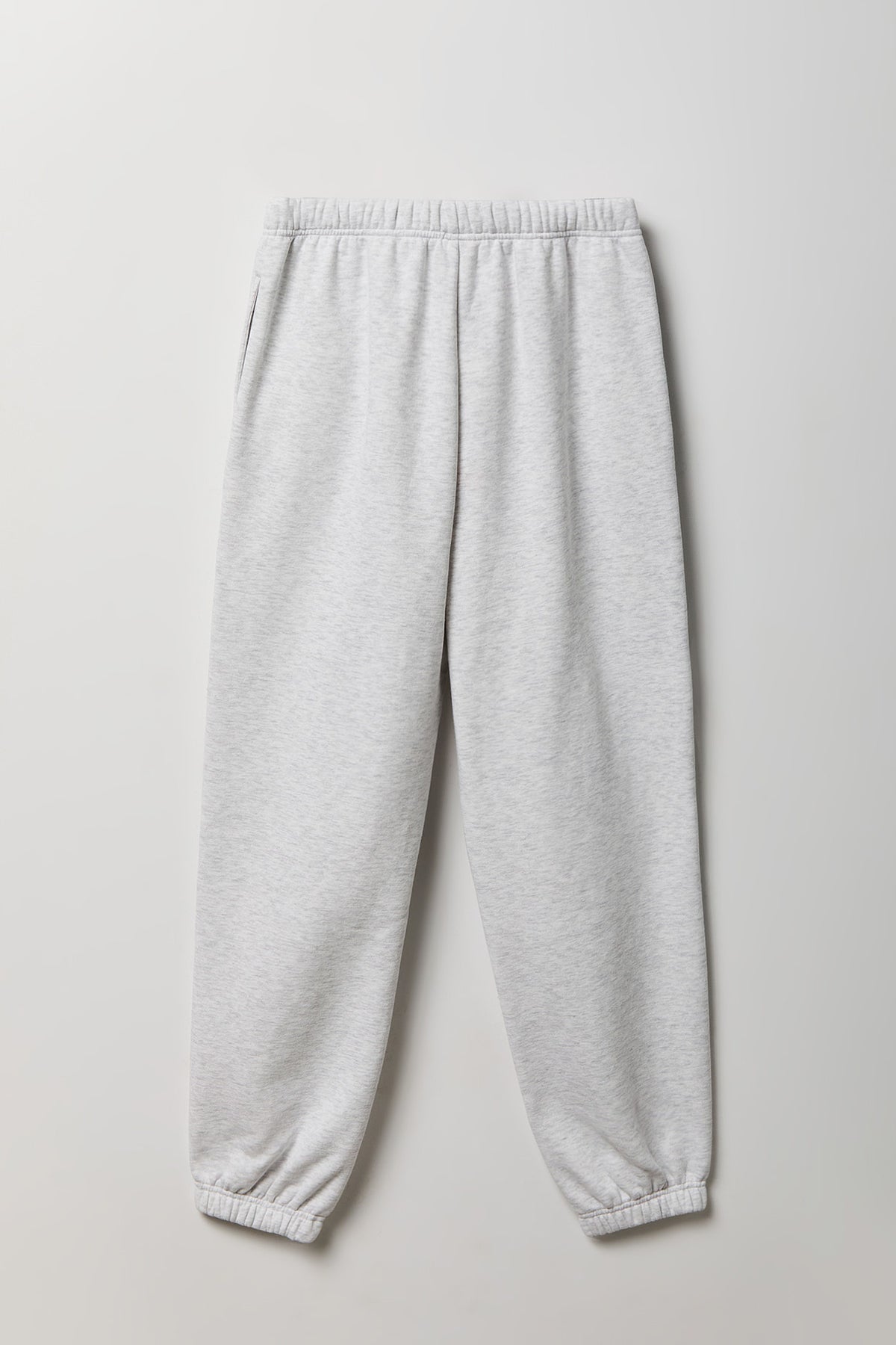 Alt View 5. Fleece Boyfriend Jogger - Light Grey