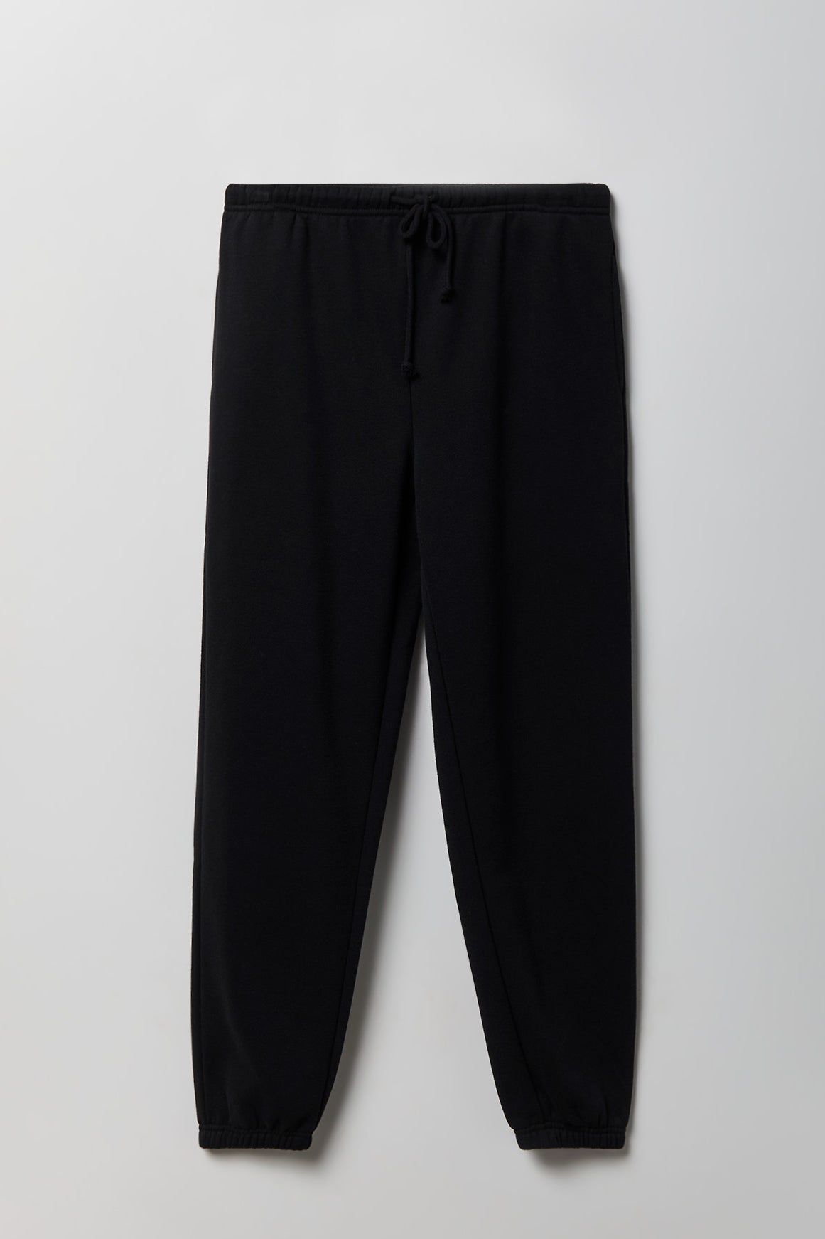 Alt View 4. Fleece Low Rise Slim Jogger - Black