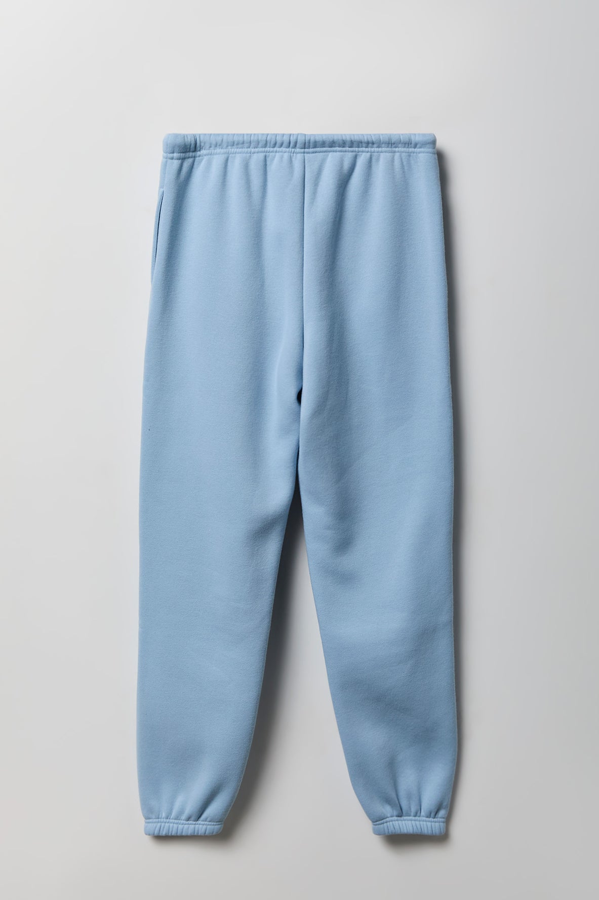 Alt View 5. Fleece Low Rise Slim Jogger - Light Blue