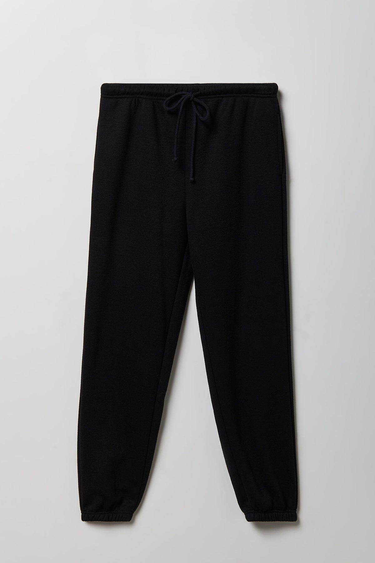 Alt View 4. Fleece Slim Jogger - Black