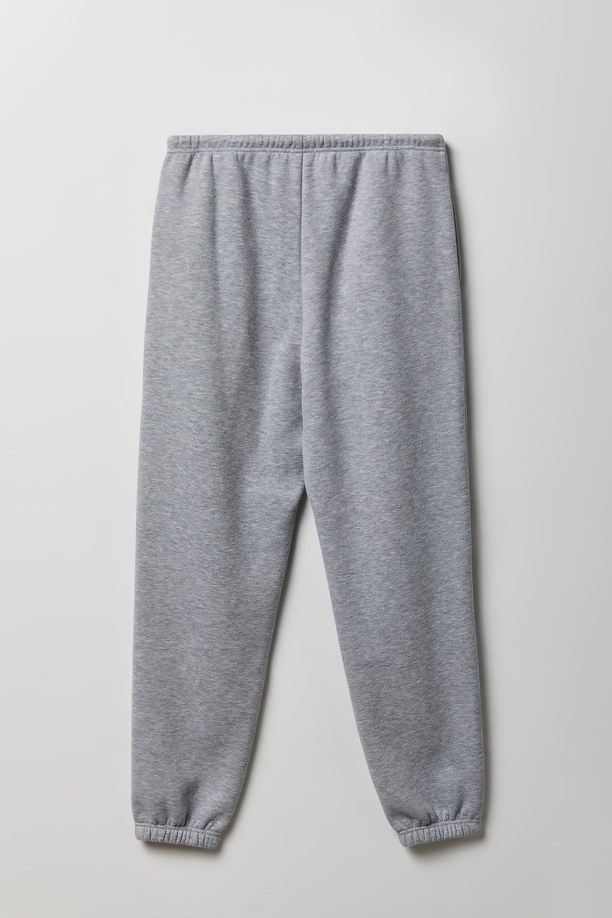 Alt View 5. Fleece Slim Jogger - Heather Grey