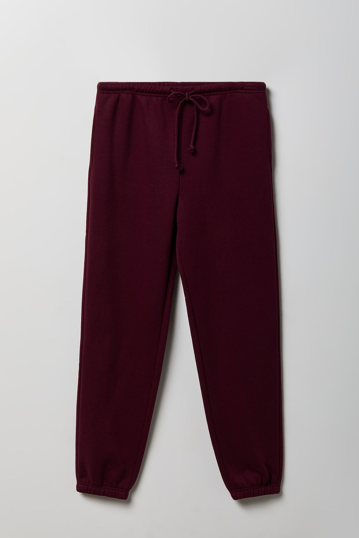 Alt View 4. Fleece Slim Jogger - Burgundy