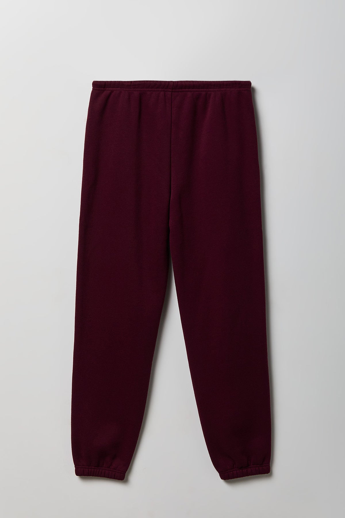 Alt View 5. Fleece Slim Jogger - Burgundy