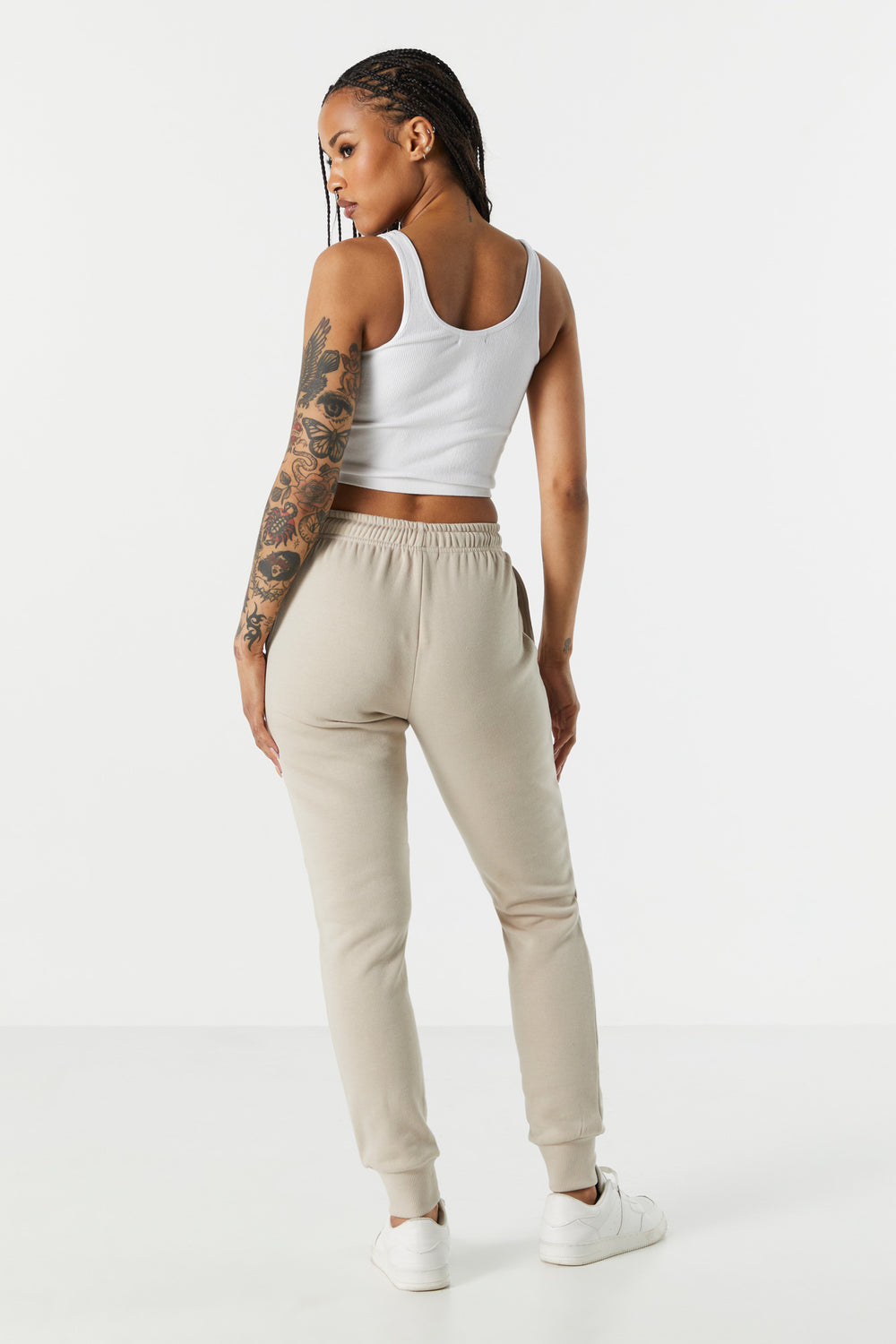 Fleece Ribbed Cuff Jogger Fleece Ribbed Cuff Jogger 12
