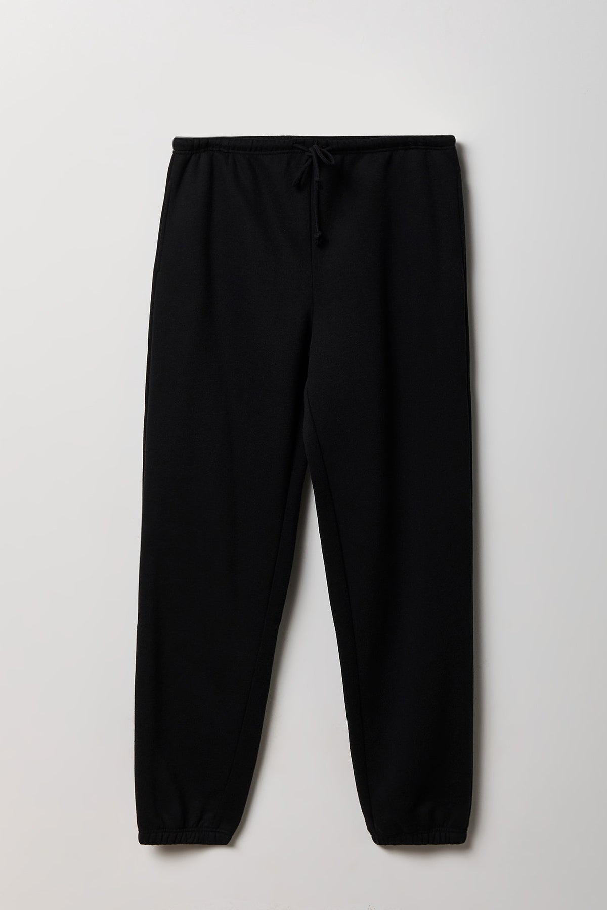 Fleece Low Rise Slim Fit Jogger - Black