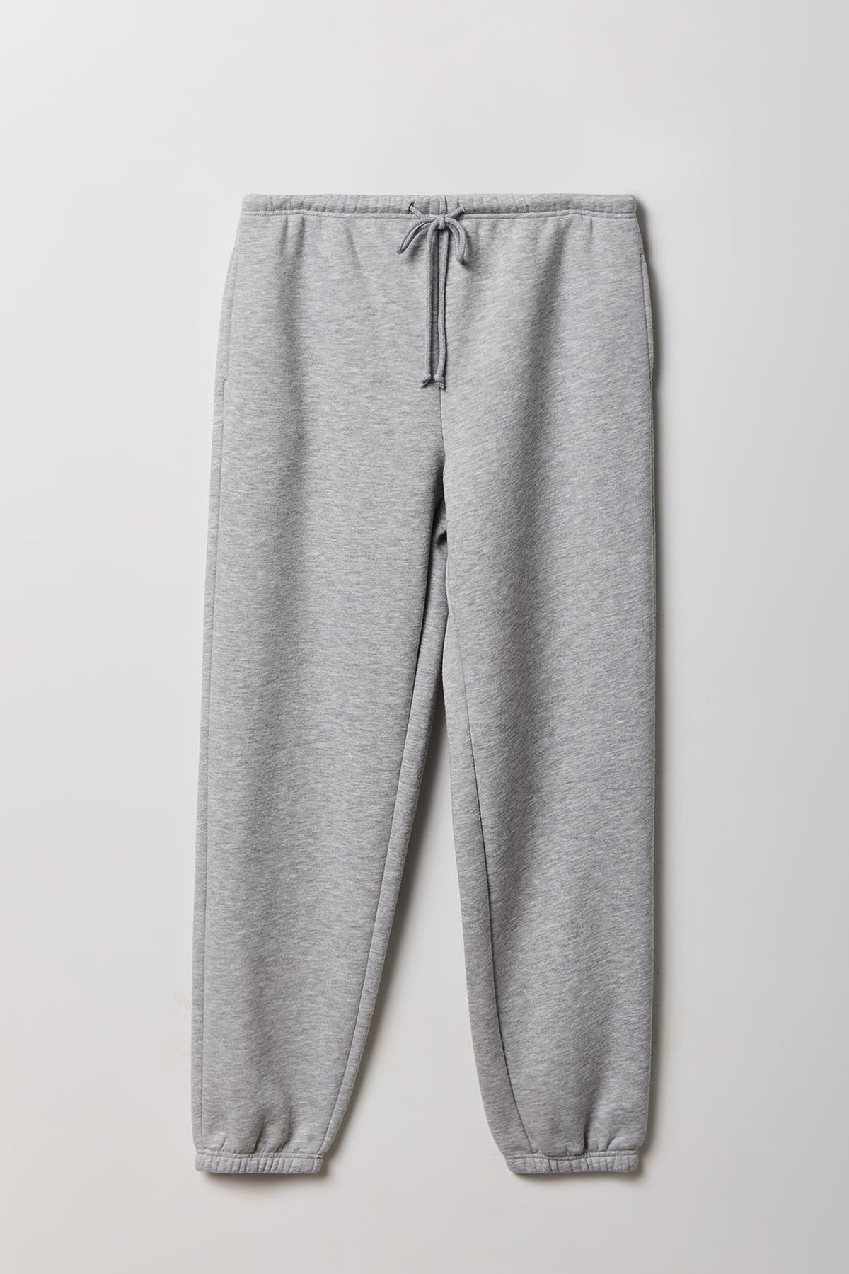 Fleece Low Rise Slim Fit Jogger - Heather Grey