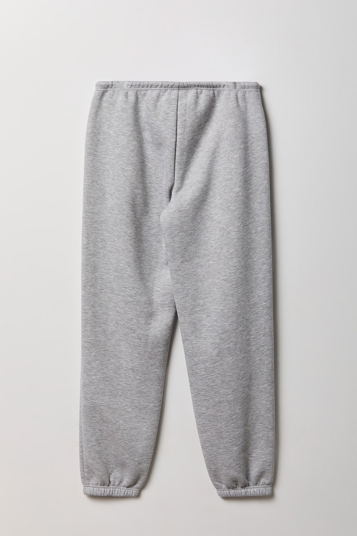 Alt View 2. Fleece Low Rise Slim Fit Jogger - Heather Grey