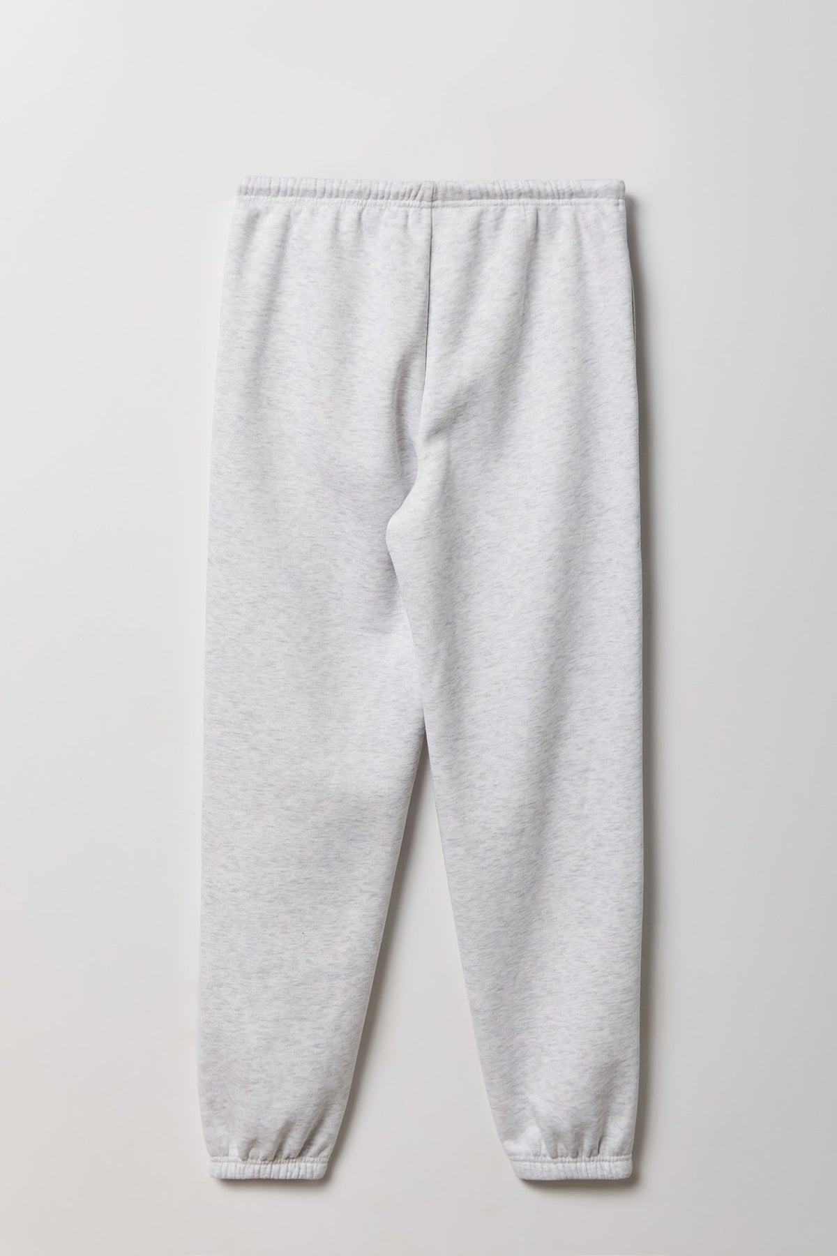 Alt View 2. Fleece Low Rise Slim Fit Jogger - Light Grey