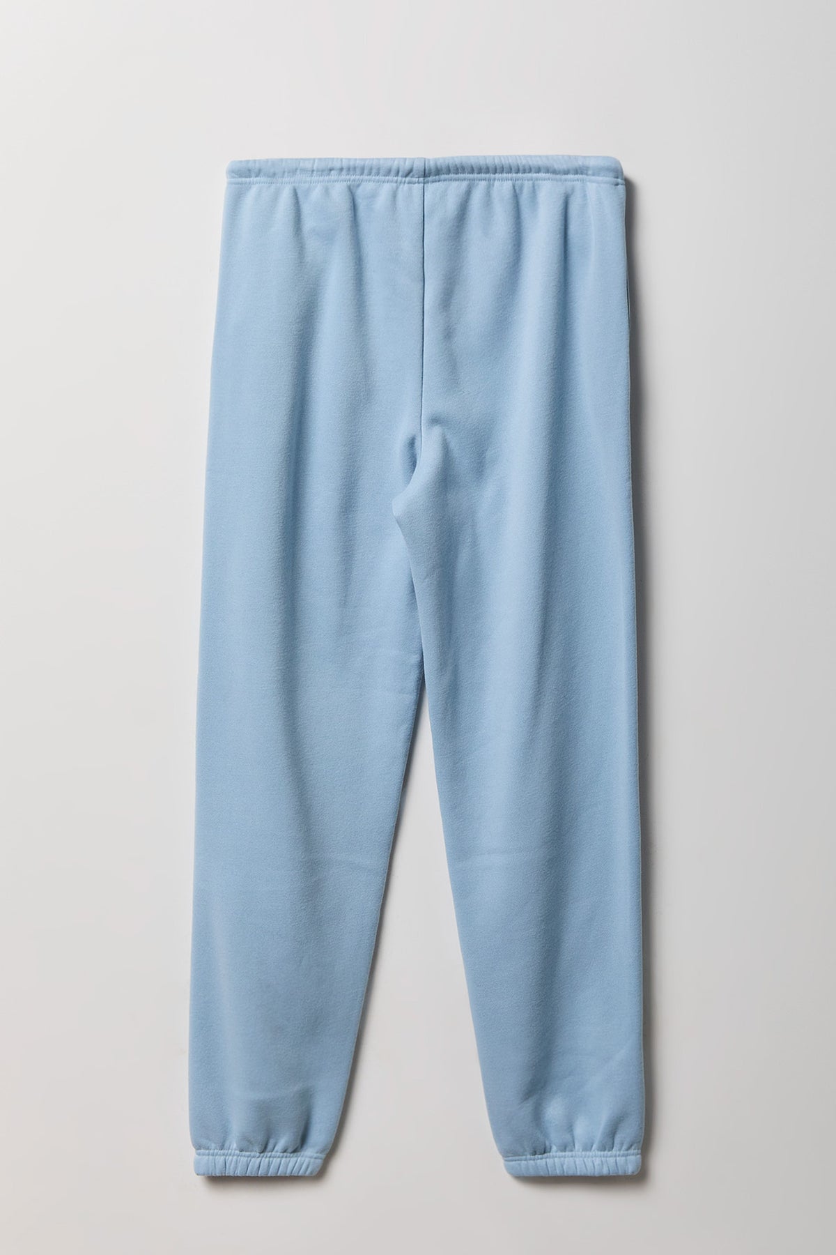 Alt View 2. Fleece Low Rise Slim Fit Jogger - Light Blue