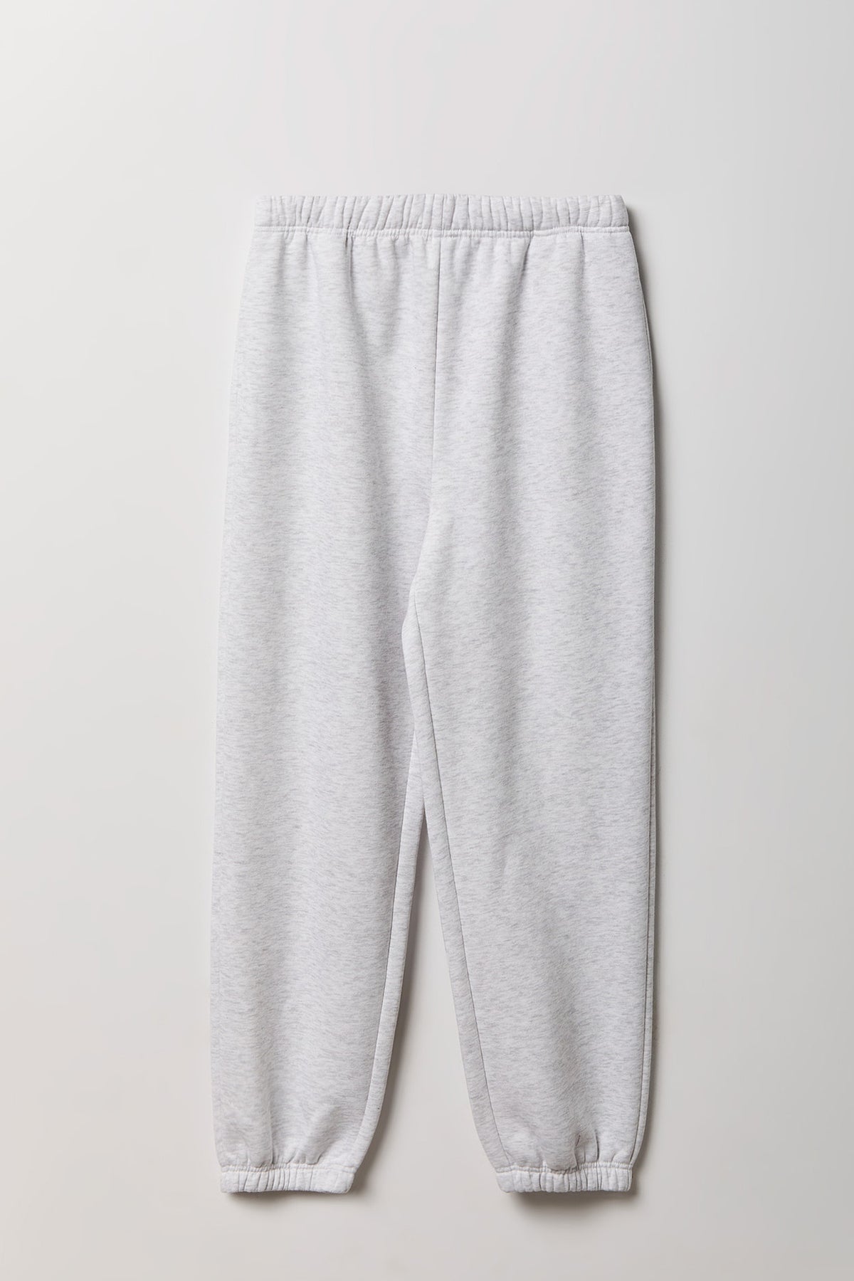 Alt View 2. Fleece Boyfriend Jogger - Light Grey