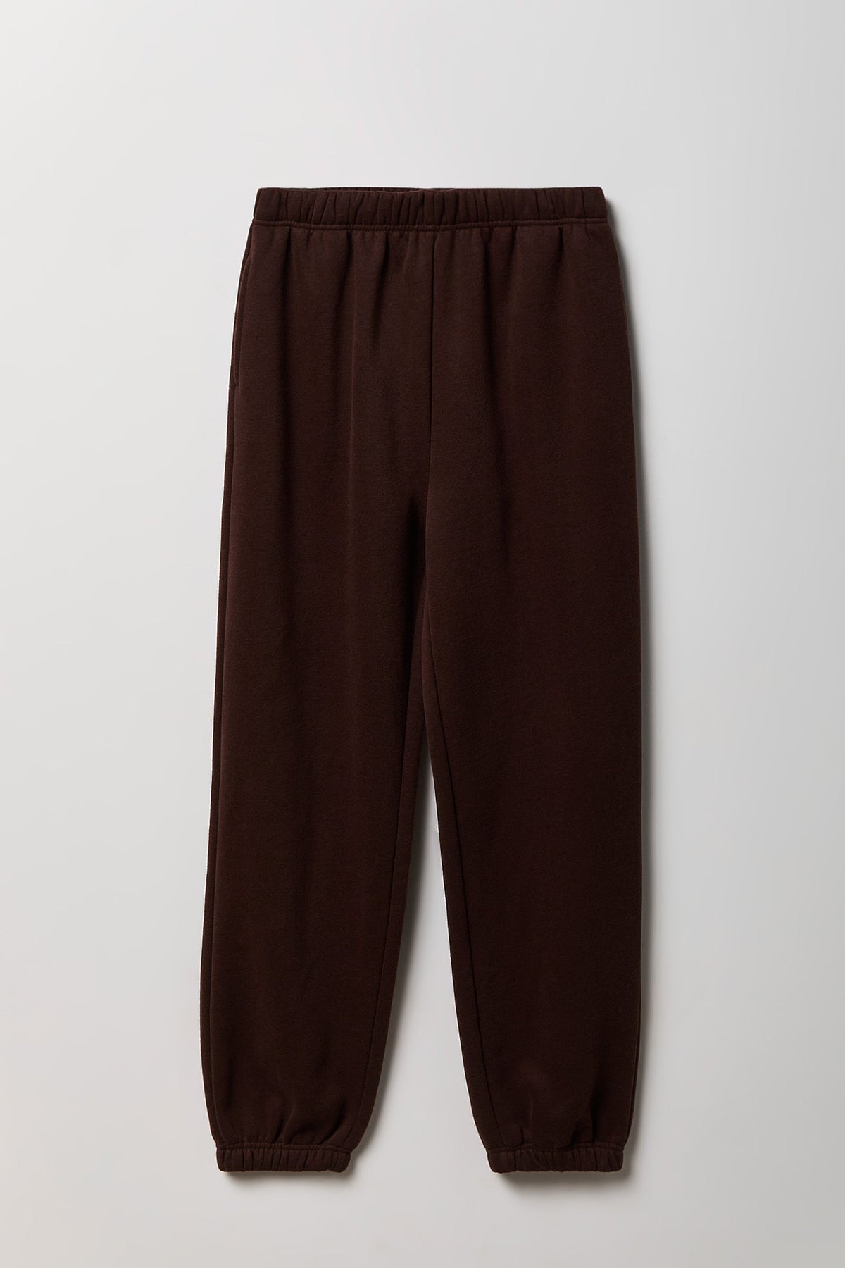 Fleece Boyfriend Jogger - Brown