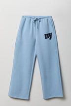 Graphic Fleece Low Rise Wide Leg Sweatpant