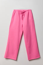 Graphic Fleece Low Rise Wide Leg Sweatpant