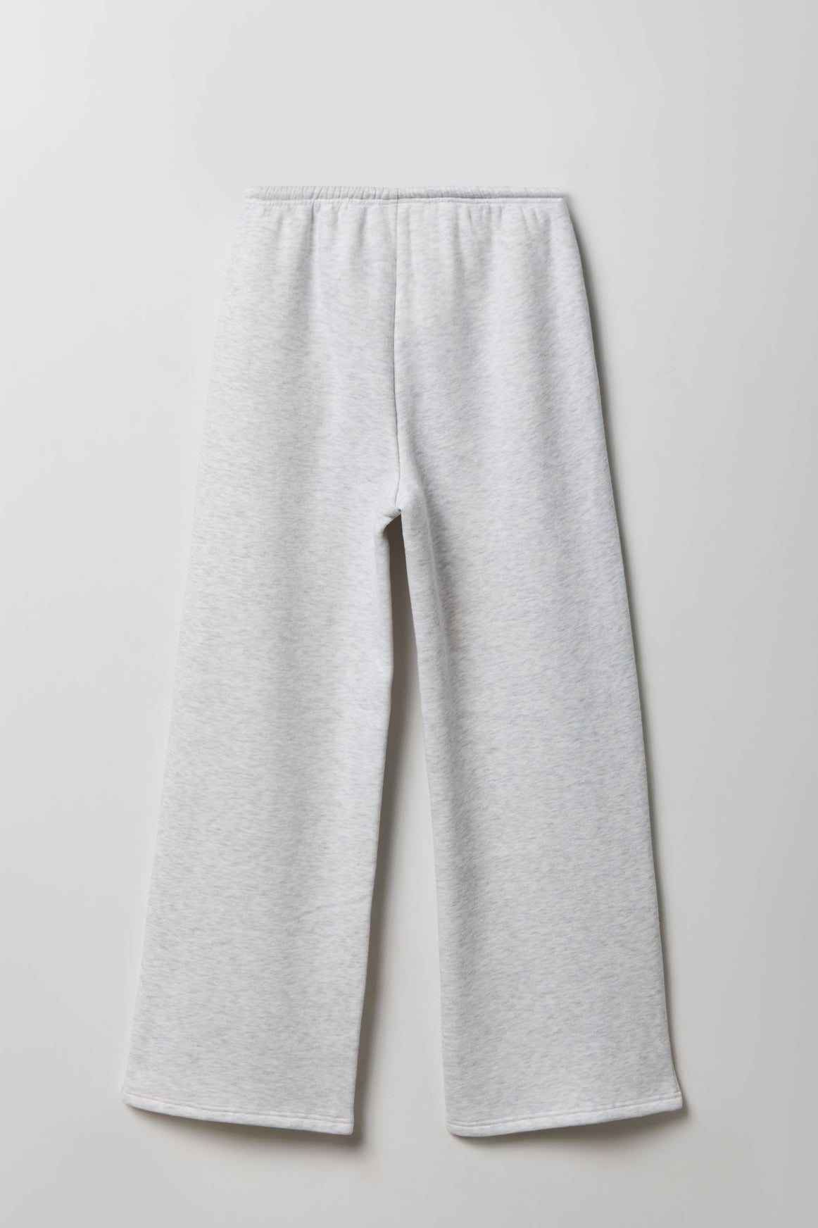 Alt View 5. Fleece Graphic Wide Leg Sweatpant - Light Grey