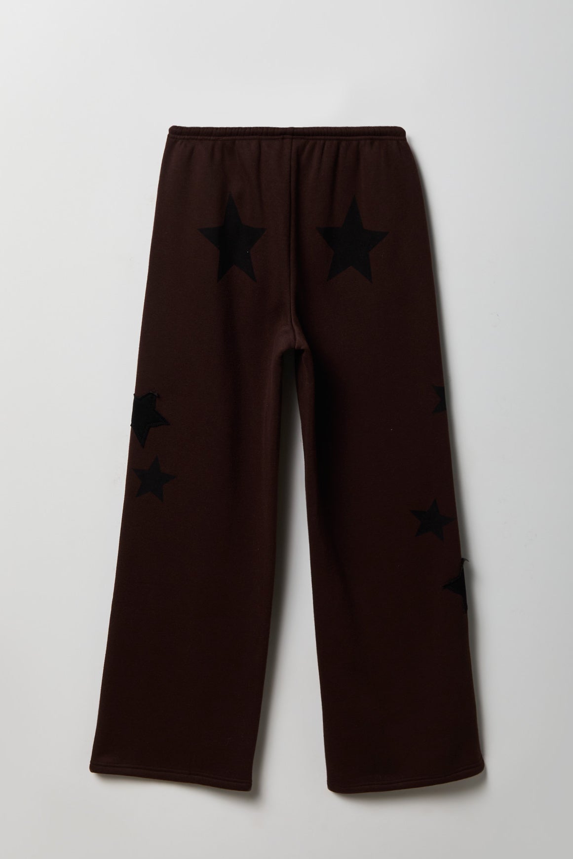 Alt View 5. Fleece Graphic Wide Leg Sweatpant - Brown