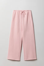 Fleece Graphic Wide Leg Sweatpant