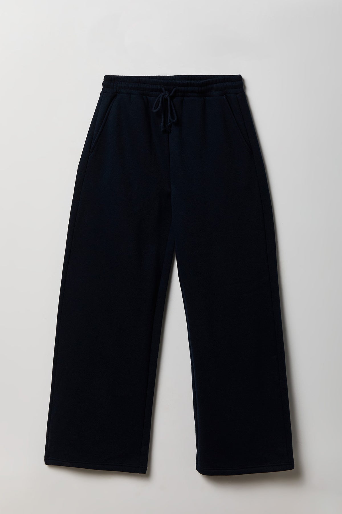 Graphic Fleece Ultra Wide Leg Sweatpant - Dark Blue