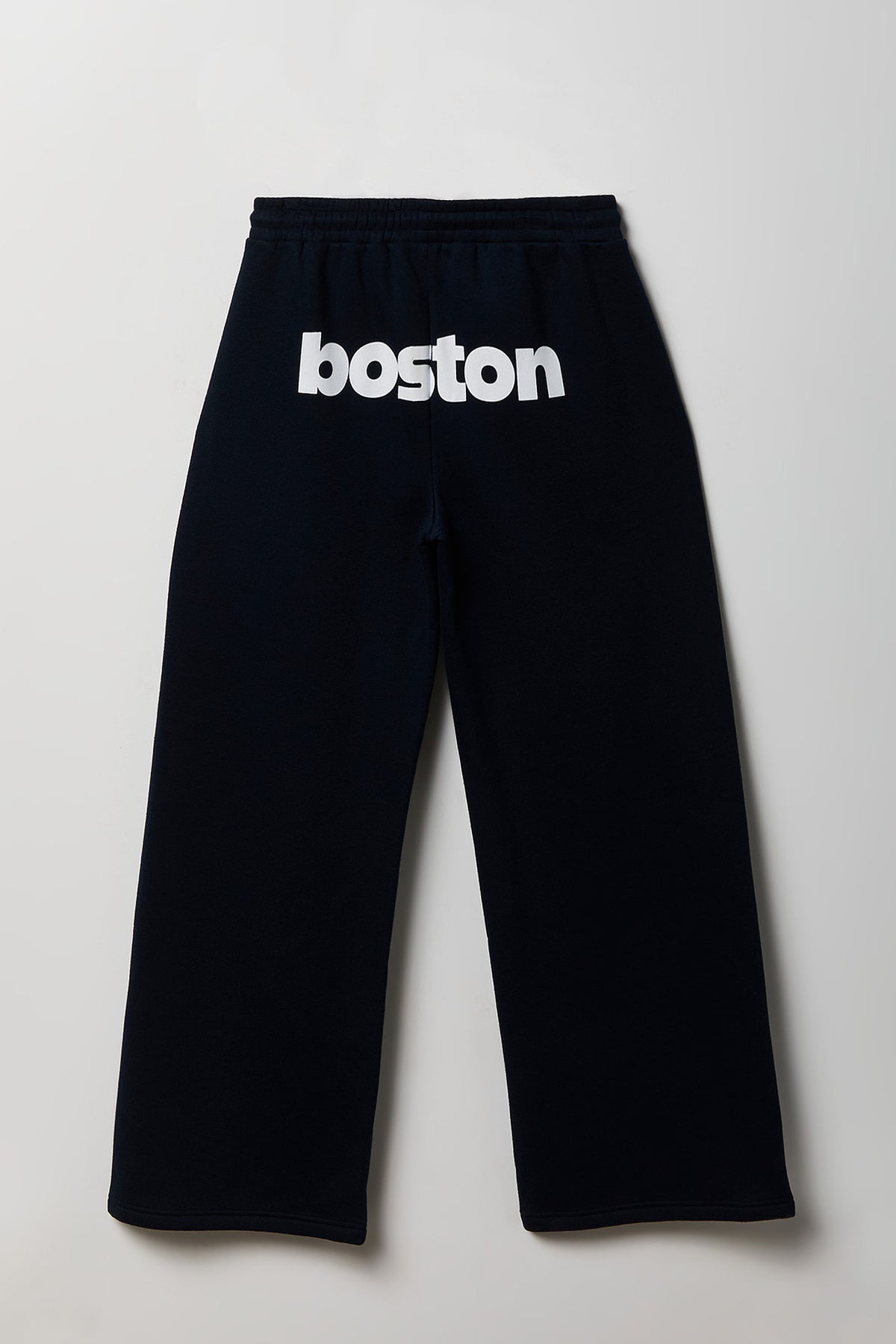 Alt View 2. Graphic Fleece Ultra Wide Leg Sweatpant - Dark Blue