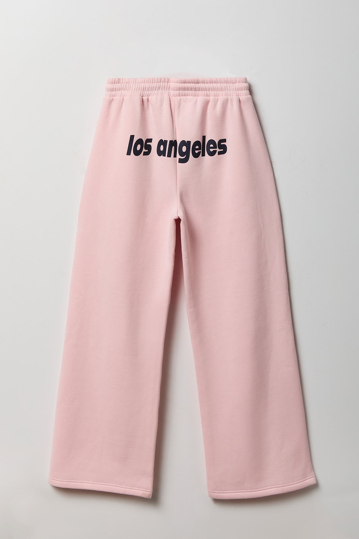 Alt View 2. Graphic Fleece Ultra Wide Leg Sweatpant - Light Pink