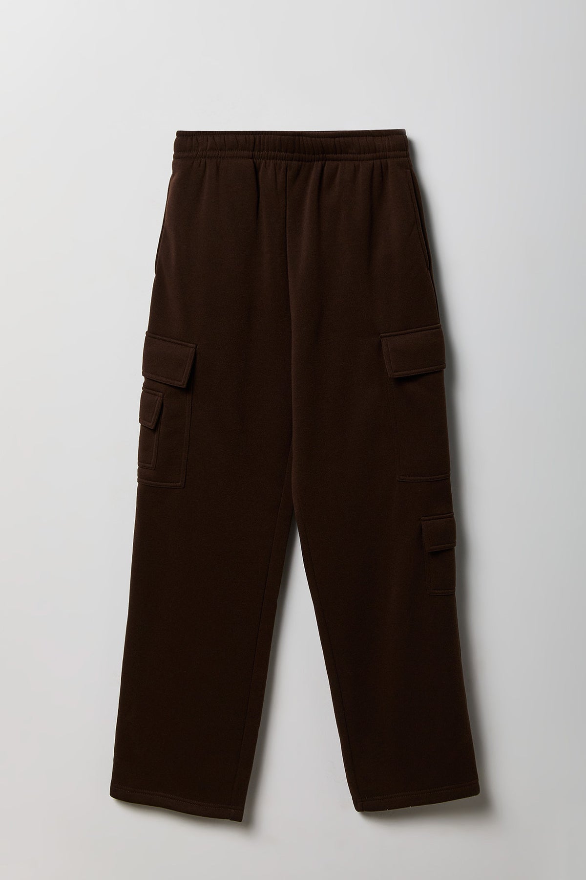 Alt View 24. Fleece Low Rise Wide Leg Cargo Sweatpant - Camouflage