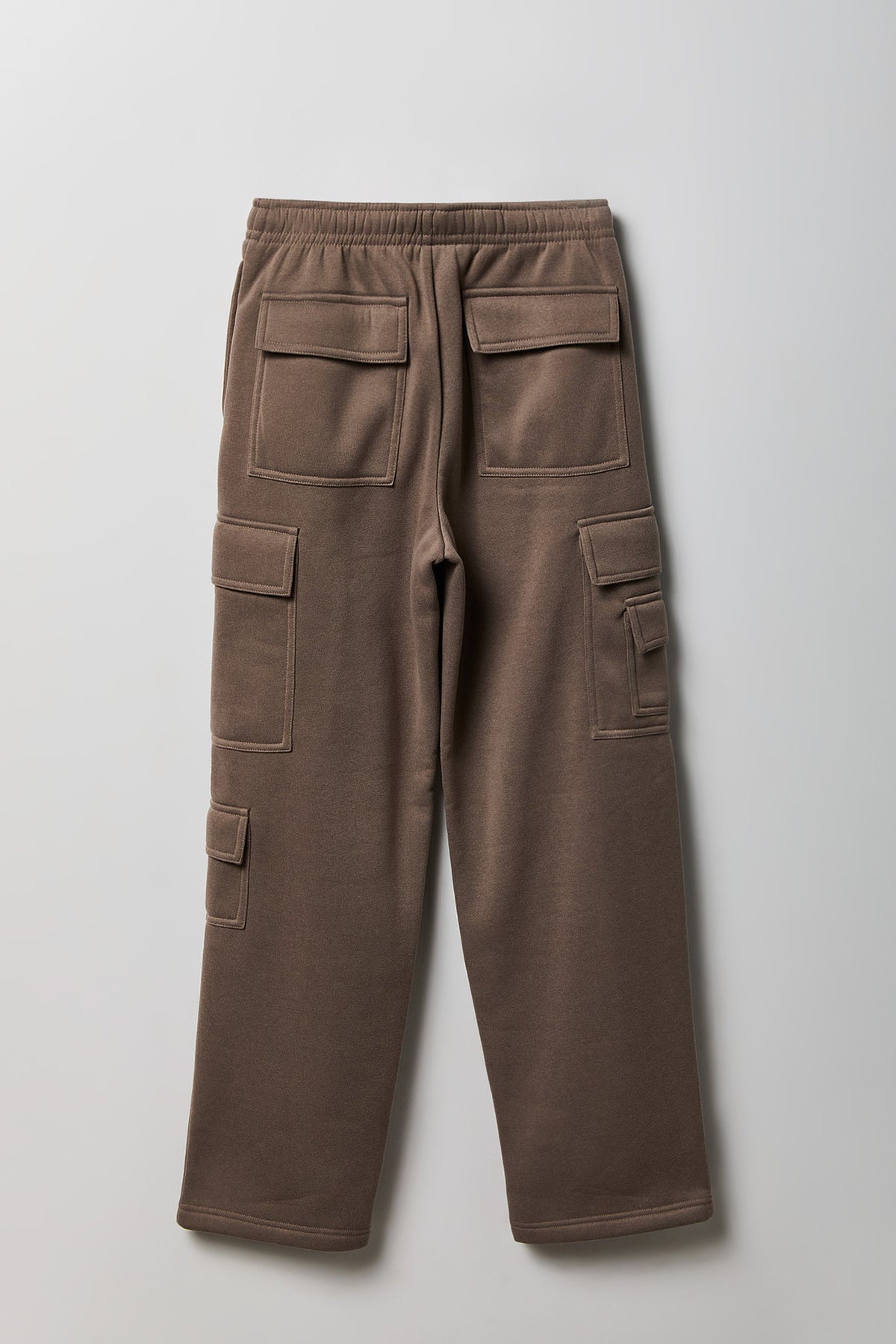Alt View 30. Fleece Low Rise Wide Leg Cargo Sweatpant - Camouflage