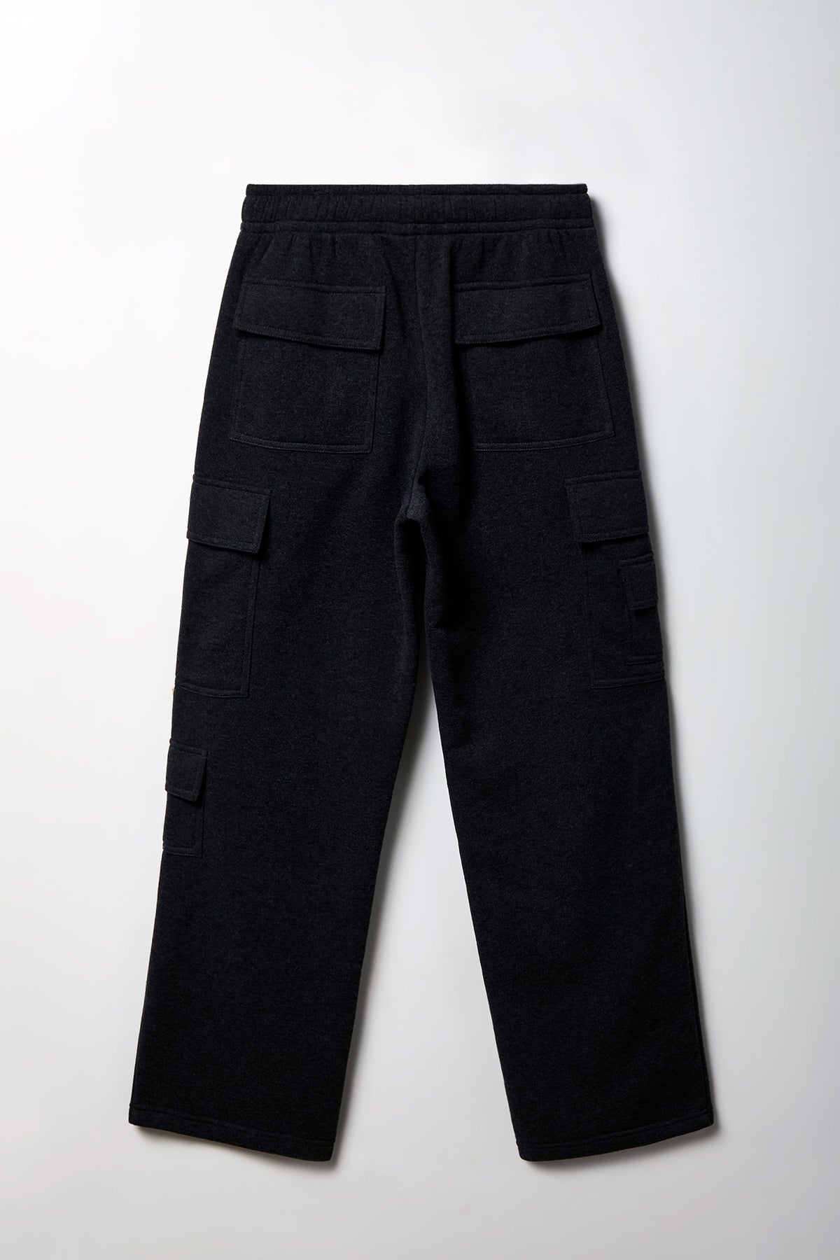 Alt View 5. Fleece Low Rise Cargo Sweatpant - Charcoal