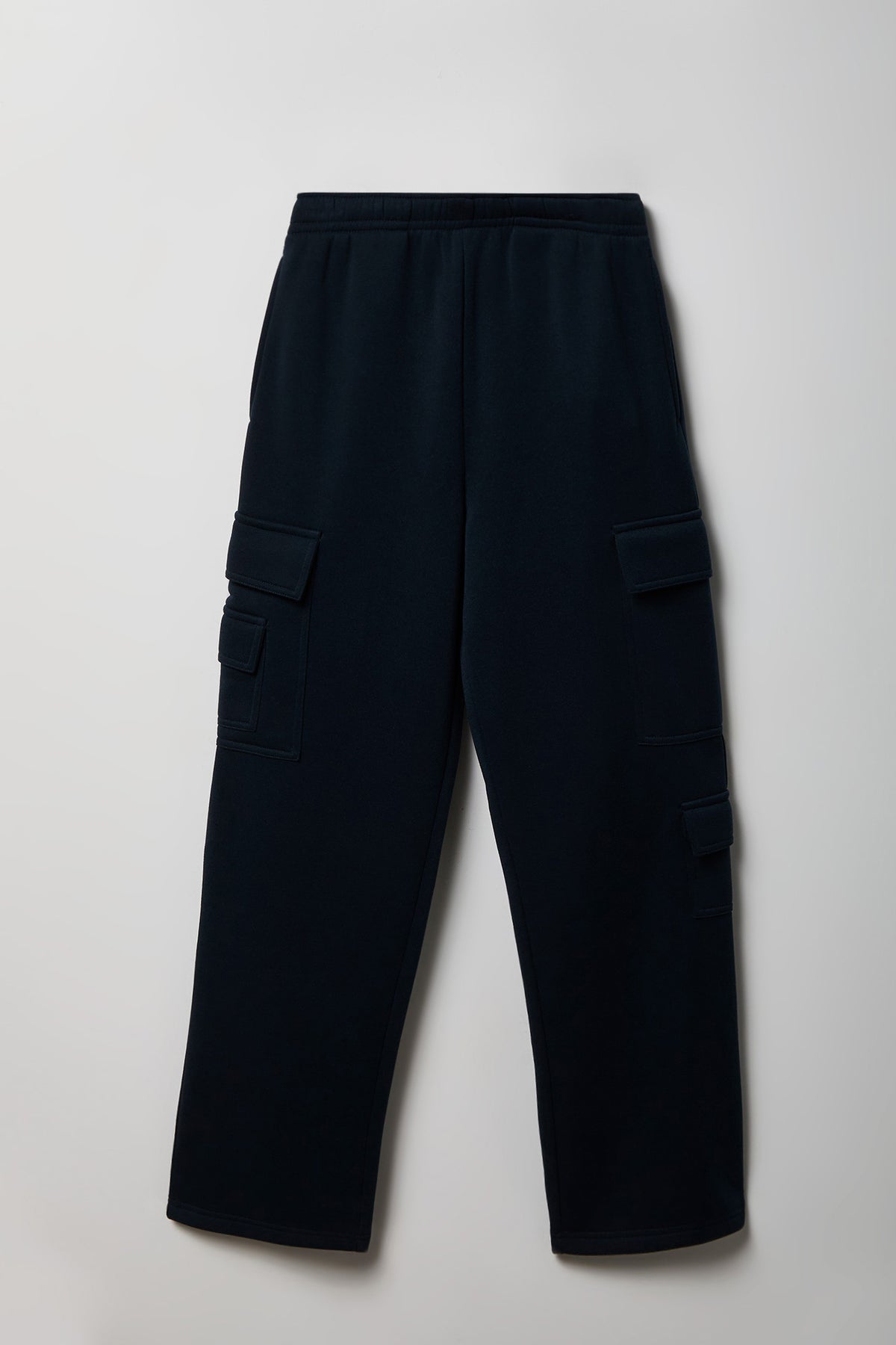 Alt View 4. Fleece Low Rise Cargo Sweatpant - Dark Blue