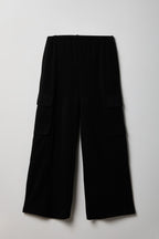 Fleece Ultra-Wide Cargo Sweatpant