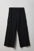 Fleece Ultra-Wide Cargo Sweatpant