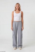 Fleece Ultra-Wide Cargo Sweatpant