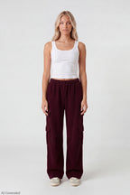 Fleece Ultra-Wide Cargo Sweatpant