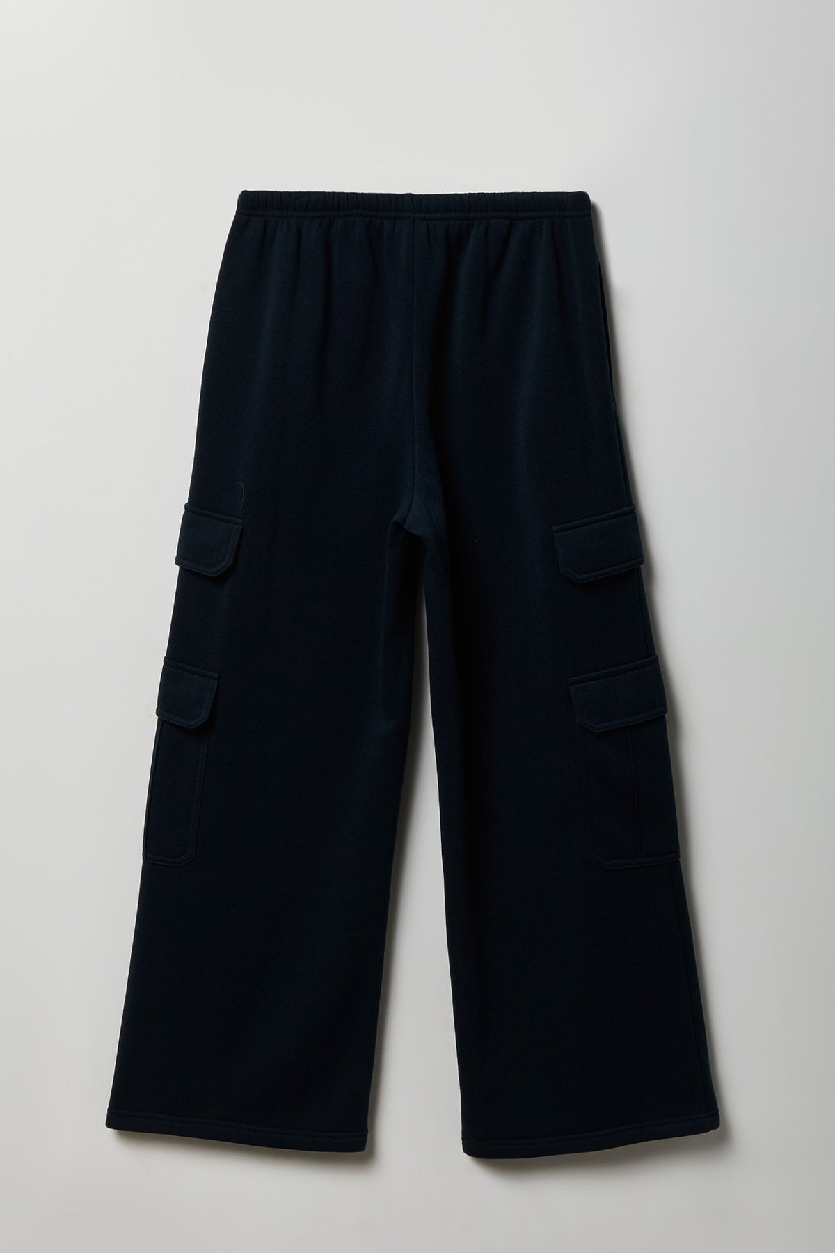 Alt View 5. Fleece Ultra Wide Cargo Sweatpant - Dark Blue