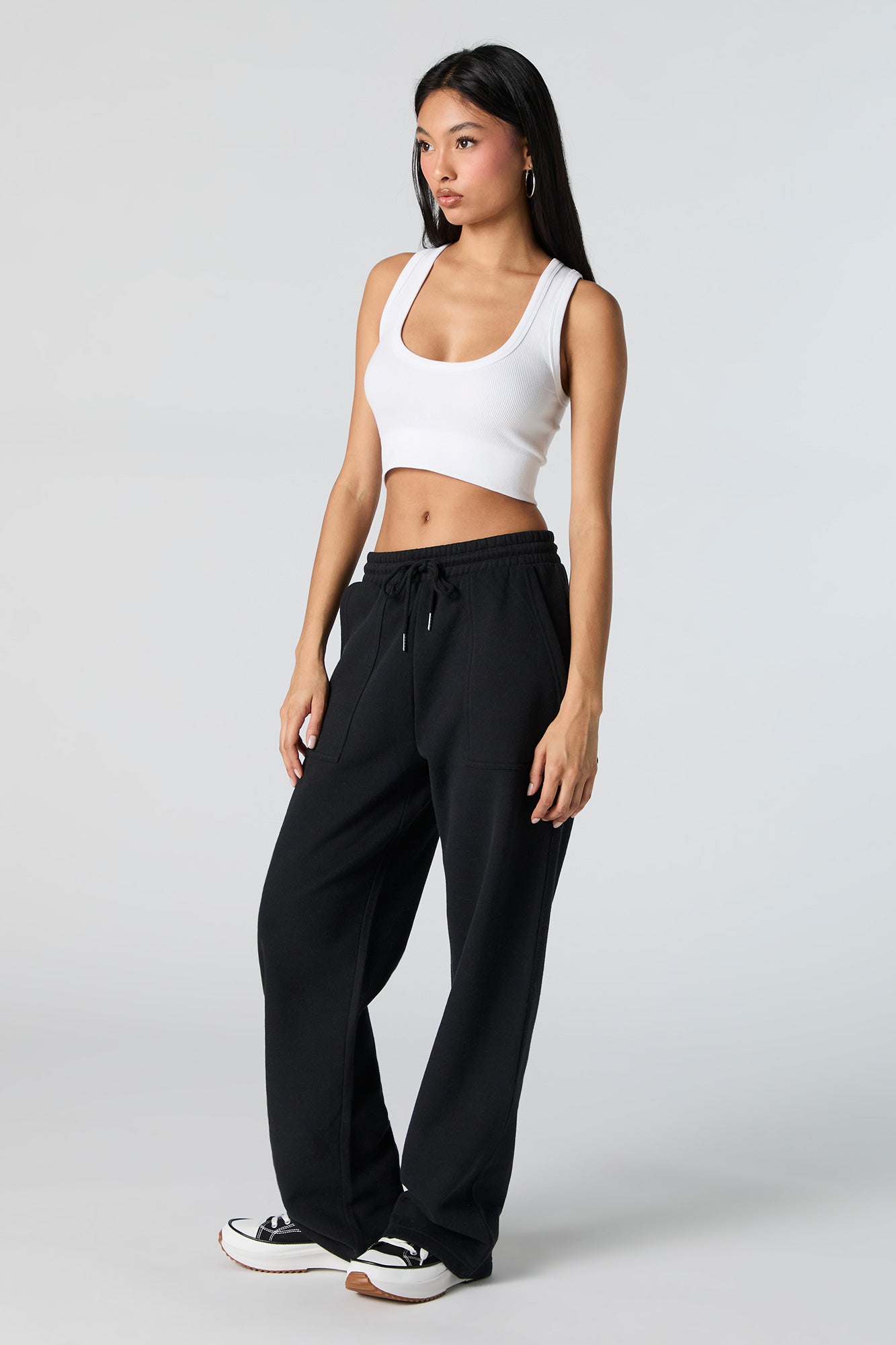 Fleece Straight Leg Carpenter Sweatpant